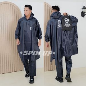 JAS HUJAN Ponco Lengan Celana Raincoat Mantol Kelelawar Pria Wanita By HANS