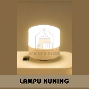 Lampu LED Mini USB Bulat Lampu Baca Emergency Night Light LED USB Bulb