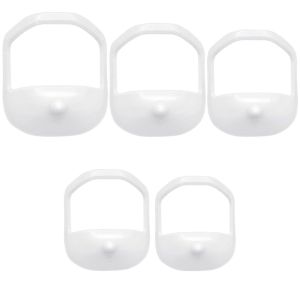 5Buah Beard Shaper Comb / Sisir Jenggot / Alat Pemangkasan Pembentuk Jenggot Hitam / Putih