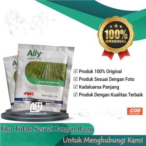 Ally 20wg Herbisida Selektif Obat Pembasmi Gulma Rumput Pada Tanaman Padi Sachet 5 Gram