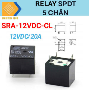SRA-12VDC-CL rơ le 12VDC 20A SONGLE có 5 chân