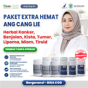 ANG CANG LIE NA+NB (8 BOTOL 3 MINGGU) Obat Kanker No.1 | HERBAL KANKER BENJOLAN KISTA TUMOR MIOM TIROID LIPOMA & BERBAGAI BENJOLAN LAINNYA | Obat Kanker Payudara | Oba Benjolan di Leher & Lipoma | Qahira Royal Lingzhi Galrida Bharata Chinchi