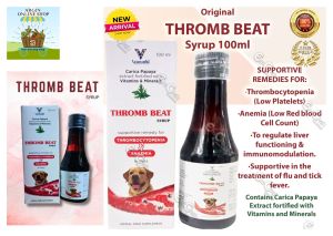 THROMB BEAT SYRUP for Dogs and Cats (100ml)