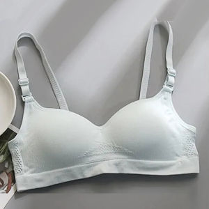 INTIMA Teenager Underwear for Girls 100% Cotton Wireless School Training Bra Baby Girls Bra for 9-15 Years Old Growth Bralette 6 Colors