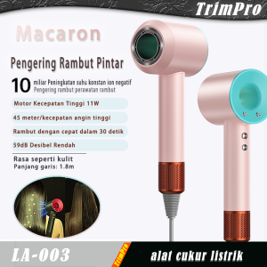 TrimPro COD Pengering Rambut Kecepatan Tinggi 1600W Pengering Rambut Turmalin Kecepatan Tinggi Pengering Rambut Turbo Kecepatan Tinggi Perawatan Rambut Plasma