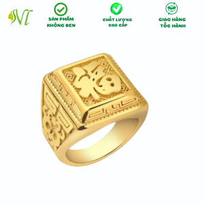 Nhẫn nam mặt đá to ngầu cá tính nhẫn mỹ cao cấp Nhẫn quân đội mỹ Nhẫn quân đội mỹ cổ Nhẫn titan cao cấp Nhẫn titan chống gỉ Nhẫn titan mạ vàng - Ngừ Đẹp Vì Lụa