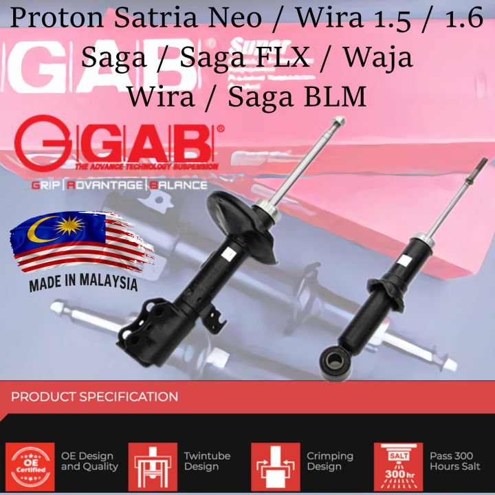 Gab Super Premium Shock Absorber Proton Saga Saga Blm Saga Flx