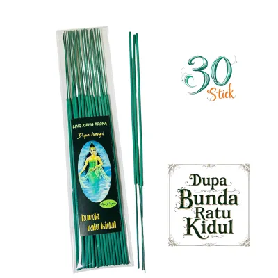 Dupa Lidi Bunda Ratu Kidul Premium Hijau - Aromaterapi Home Fragrance 30 Batang