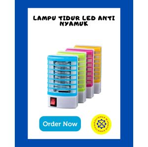 Lampu Tidur LED Anti Nyamuk Perangkap Nyamuk Night Lamp