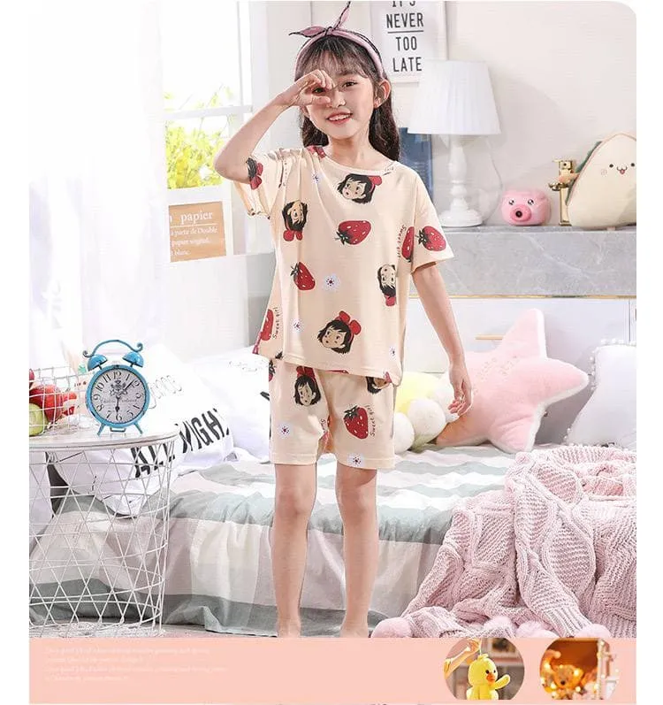 Little Baby Girl Children Sleepwear Home Wear Hello Kitty Melody