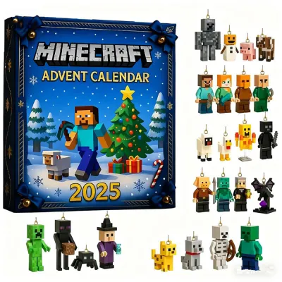 Advent Calendar 2025 Acrylic Mini craft 24 Day Christmas Advent Calendar Blind Box Gifts