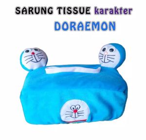 (SARUNG TISU EMON  )  FF TEMPAT TISU PANDA  Beruang HK Kotak Tisu Panda / Tempat Tissu Box Tissue Karakter Panda Hiasan Meja