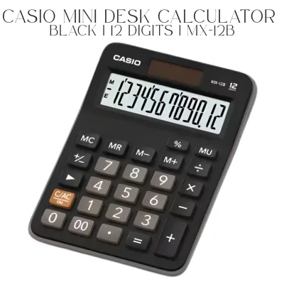[SG] Casio Mini Desk MX-12B Calculator LIMITED QTY [Evergreen Stationery]
