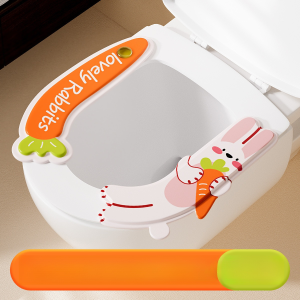 Toilet Seat Gasket Cute Household Toilet Paste Type Four Seasons Universal Washable Potty Gods Portable Toilet Stickers可爱马桶坐垫圈