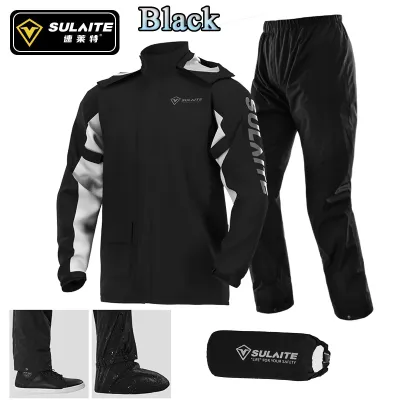 🔥【SG READY STOCK】🔥Three Layer PVC Premium Raincoat Motorcycle Single Raincoat With hidden shoe cover