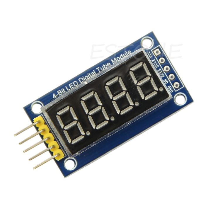 4 Bits TM1637 Digital Tube LED Clock Display Module Fit For Due UNO