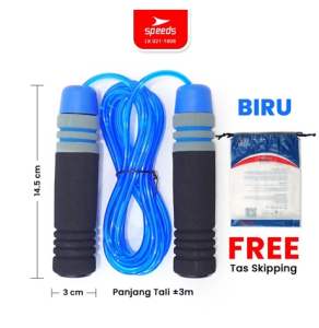 SPEEDS Skipping Rope Lompat Tali Jump Rope Latihan Olahraga Banyak Model Portable Active 021-1606