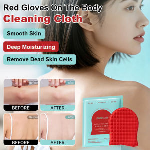 Exfoliating Bath Gloves Wet Wipes Deep Moisturizing Body Wash Full Body Use After Bathing Suitable for All Skin Types Men Women Adults Family Skin Cleansing Chicken Skin