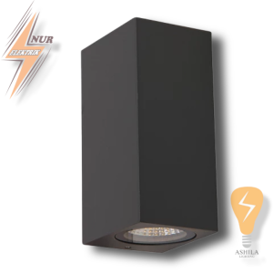 LAMPU DINDING LED 6W COB KOTAK BULAT PILAR OUTDOOR WATERPROOF ALMUNIUM HIAS RUMAH DAN HALAMAN