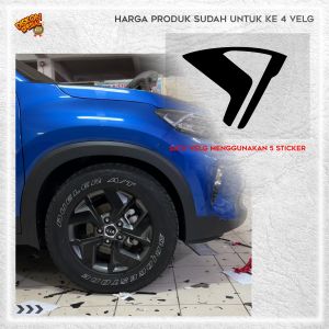 STIKER VELG KIA SONET DELETE CHROME MOBIL