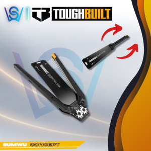TOUGHBUILT Folding 10" Cross-cutting Pull Saw TB-H4-21-2X Japanese Style Handle Wooden Tenon Handsaw