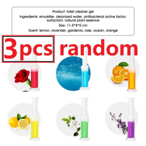 3pcs Toilet Bowl Cleaner Gel Flower Cleaning Gel Pewangi Mangkuk Tandas Scrubble Bubble Cleaner Cleaning 廁所 清香 劑 馬桶小花