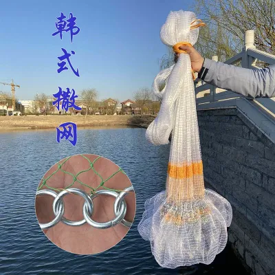 Fishing net iron chain casting net hand throwing NetEase casting net fishing net spinning net fishing net