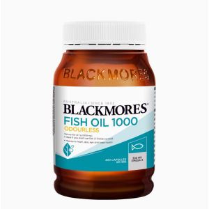 Blackmores Fish oil1000 200/400Capsules - Omega 3 EPA DHA Tanpa Bau Untuk Jantung & Otak