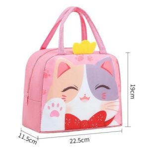 Tas Bekal Makanan Lunch Bag Cooler Hampers Animal Kartun