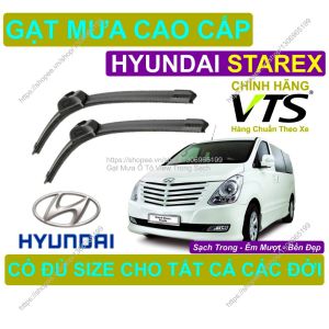 Gạt Mưa Silicon Kính Lái Hyundai Starex Cặp Gạt M.ưa Kính Lái Hyundai Starex Có Đủ S.ize Cho Các Đời Xe Hyundai Starex