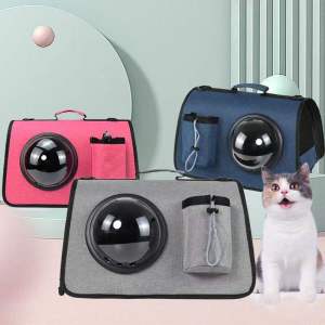 🐱&🐶【READY-STOCK】Large Pet Carrier Bag Travel Essentials Fashion Bag Foldable Portable Beg Kucing Besar 宠物手提包 宠物外出包 猫咪手提包 小狗手提包