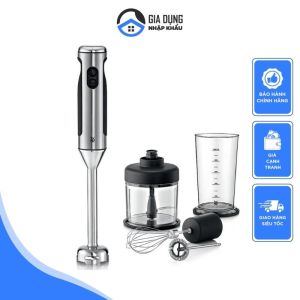Máy Xay Sinh Tố Cầm Tay WMF Lineo 4in1 Công Suất 700W Chất Liệu Thép Không Gỉ 13000 Vòng Quay/phút Chế Độ Turbo Giúp Xay Nhanh Và Nhuyễn Nhập Đức Bảo Hành 12 Tháng