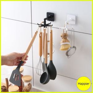 [HCM]Móc Dán Tường Treo Muôi Vá Xoay 360 Đa Năng