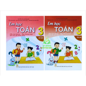 Sách - Combo Em Học Toán 3 Tập 1+2 (Theo Chương Trình GDPT 2018) - ĐN