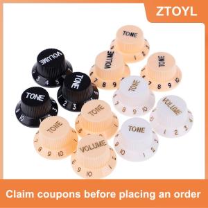【ZTOYL】 กีต้าร์ Strat KNOB 1-Volume ลูกบิดควบคุม2เสียงสำหรับกีตาร์