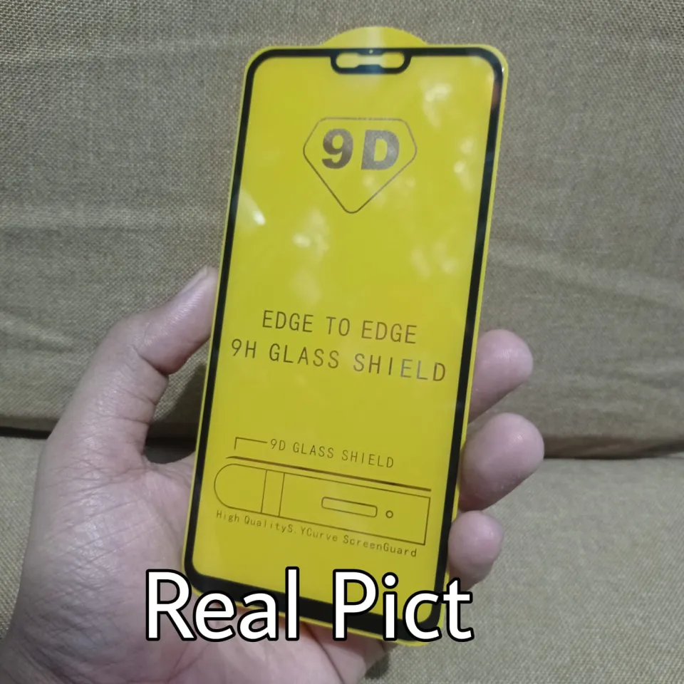 Tempered Glass Xiaomi Mi A2 Lite TG Layar FULL COVER Black Premium