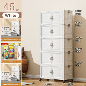 Foldable Storage Cabinet Magnetic Door Megabox Kitchen Cabinet Storage Box Durabox Organizer 收納櫃