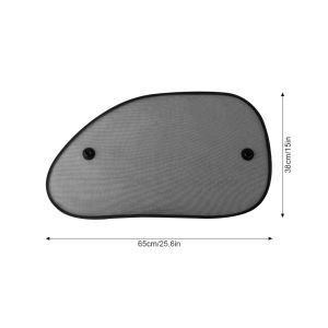 Car Window Sunshade UV Protection Car Side Window Curtain Privacy Protection Mesh Cover Foldable Windshield Sun Shade