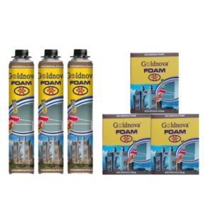 Keo Bọt (FOAM) Goldnova- 3 Hộp Hộp =12 Lon/750ml