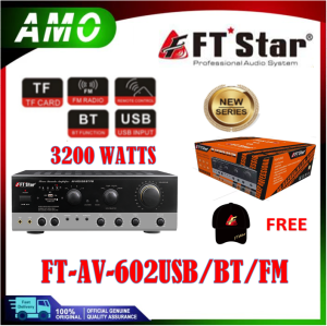 The FTstar AV-602USB/BT/FM 5.1Channel Karaoke Amplifier with USB and Bluetooth NEW
