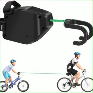 เชือกลากจักรยาน การออกแบบหัวเข็มขัดนิรภัย เปลือกเหล็กสีดํา การควบคุมทิศทาง มัลติฟังก์ชั่น