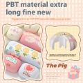 AKKO Pig Party Theme MOG High Key cap Large Set Of Five Sides Hot sublimation Cute Cartoon Qixi Gift Mechanical Keyboard Keycaps. 