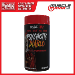 Insane Labz Psychotic Diablo (60 capsules)  Fat Burner Weight Loss Fat Loss Reduce Fat Energy Booster Toning Slimming  Strong Fat Burner