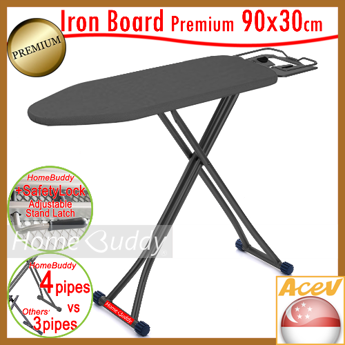 🇸🇬 🔥fr S$28🔥 4-PIPIES THICK Frame🔥 Iron Board. 90x30cm 110x33cm ...