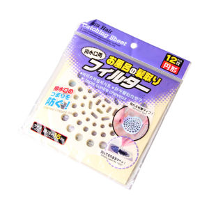 Vision Drain Hair Catcher Shower Drain Hair Trap Disposable Peel Sticker Drain Hair Mesh Stickers Waterproof Stickers - Easy To Install Suit for Bathroom/ Bathtub/ Kitchen/ Sink