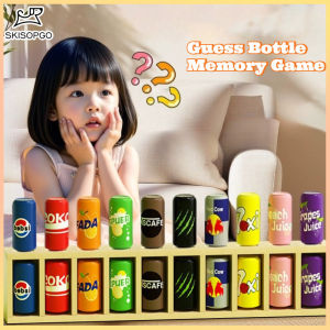 SKISOPGO Bottle Guessing Game Drink Bottle Color Match Board Game Memory Training Game Parent-child Educational Toy