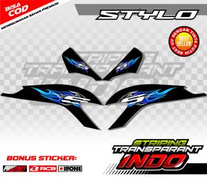 STRIPING VARIASI HONDA STYLO / STICKER LIST VARIASI MOTOR HONDA STYLO