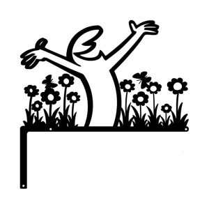 Hiện đại đơn giản sắt stickman Tủ Sách Góc chỉnh trang nhiều vị trí tường decors giọng