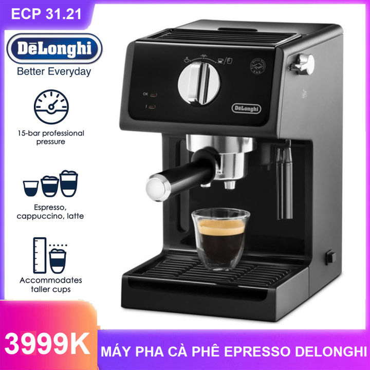 Trả góp 0%]MÁY PHA CÀ PHÊ CAPPUCCHINO ESPRESSO DELONGHI