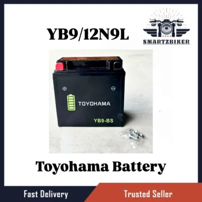 YB9-BS YB9 BS YB9BS 12N9L BATTERY BATTERI BATERI MOTOR MODENAS JAGUH 175 CL160 SCRAMBLER HONDA CM200 TWINSTAR 750 RANGER YB9-BS YB9 BS YB9BS 12N9L